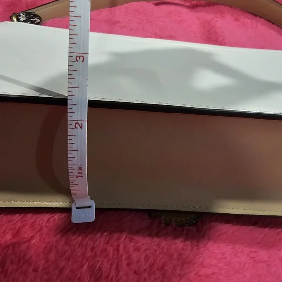 Coach Women's Cream and Tan Patterned Shoulder ag - Picture 7 of 17